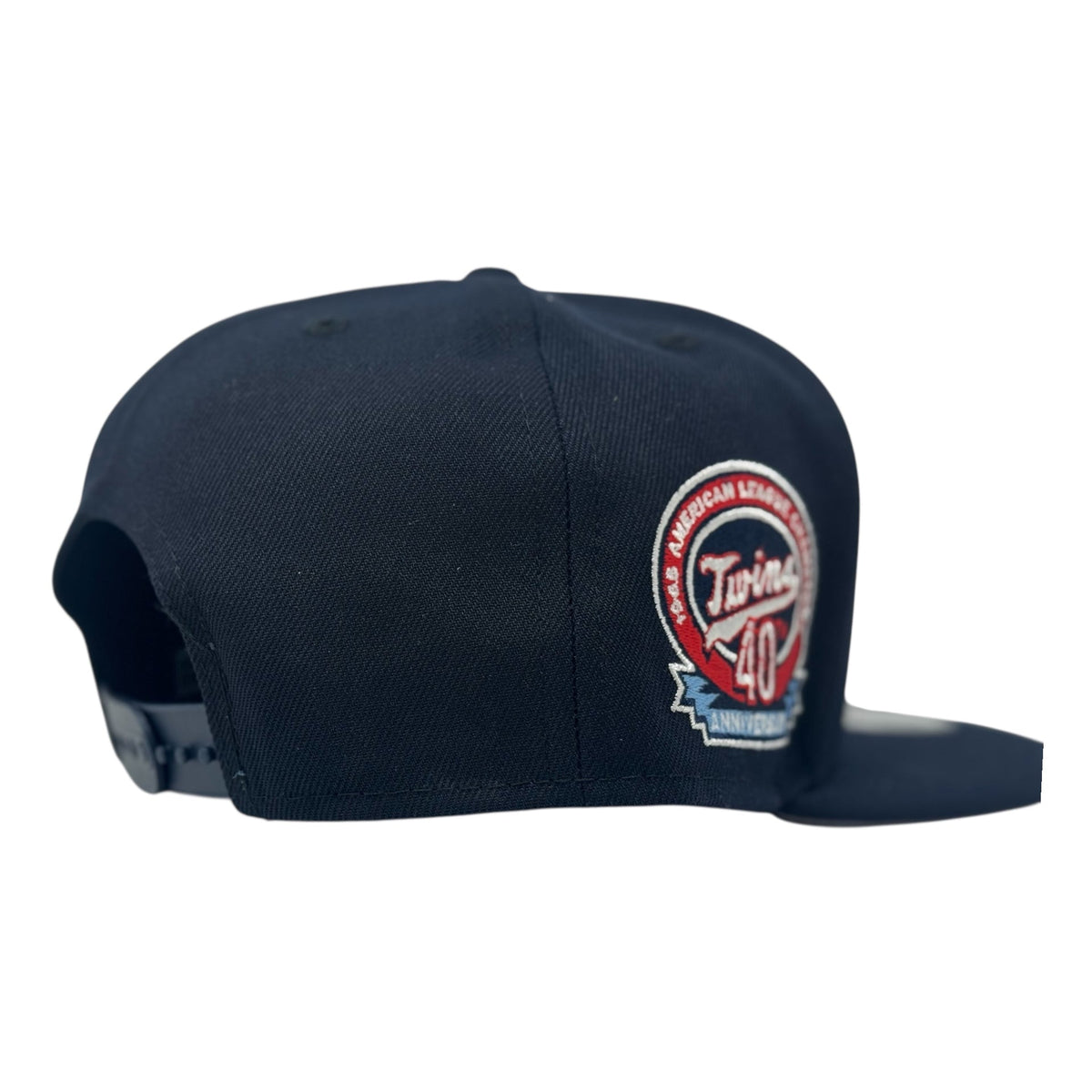 Minnesota Twins New Era Team Color 9Fifty Snapback Hats-Navy