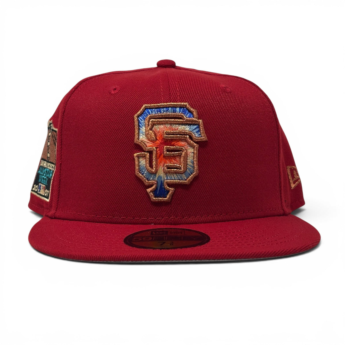 San Francisco Giants 2007 All Star Week 59Fifty New Era Fitted Hats-Red