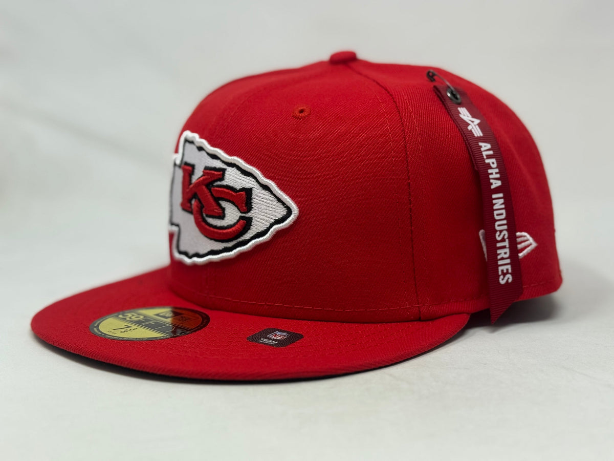 Kansas City Chiefs New Era x Alpha Industries Red Alpha 59FIFTY Fitted Hat