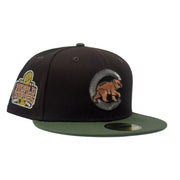 Chicago Cubs 2016  New Era Fitted Hat- Dark Brown/Olive