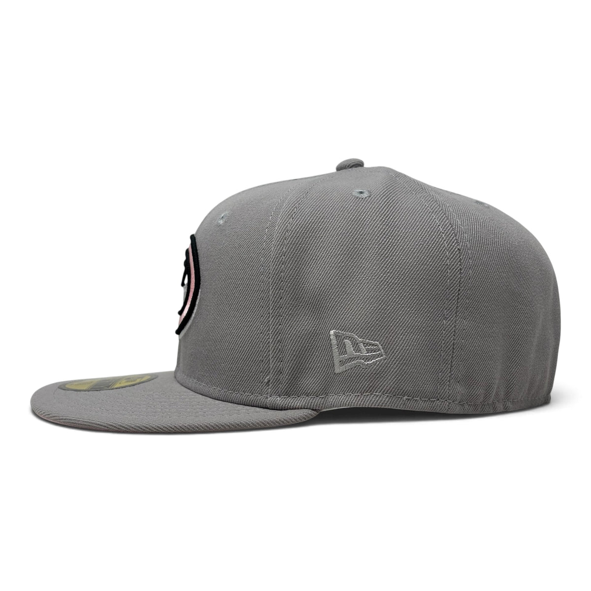 Arizona Diamondbacks 20th Anniversary Pink Brim 59Fifty New Era Fitted Hat-Gray
