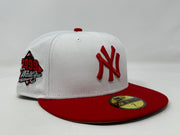 New York Yankees 1999 World Series White/ Red 5950 New Era Fitted Hat