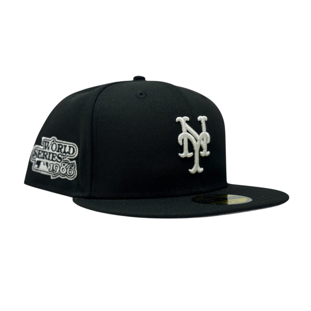 New York Mets 1986 World Series Fitted Hats- Black