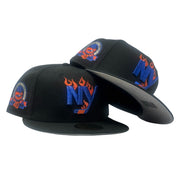 New York Islanders 40th Anniversary Fitted Hats- Black