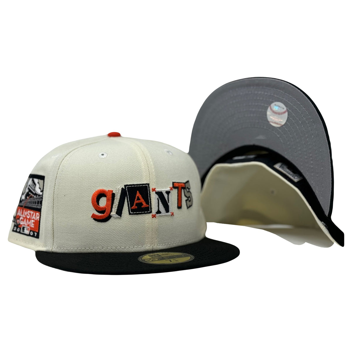 San Francisco Giants 2007 All Star Game Ransom Note pack 59Fifty New Era Fitted Hat