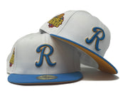 KANSAS CITY ROYALS 2015 WORLD SERIES "MLB * INTERNATIONAL SOCCER CROSSOVER " PACK LIGHT ORANGE BRIM NEW ERA FITTED HAT