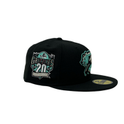Fresno Grizzlies 20th Anniversary Gray Brim Minor League New Era Fitted Hat