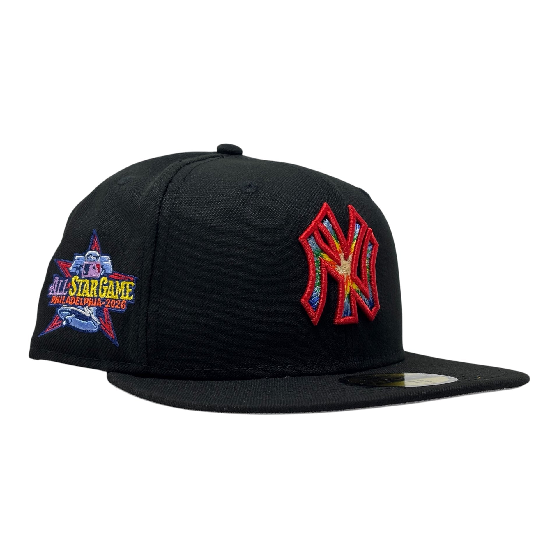 New York Yankees 2026 All Star Game  Tie Dye Logo New Era Fitted Hats-black