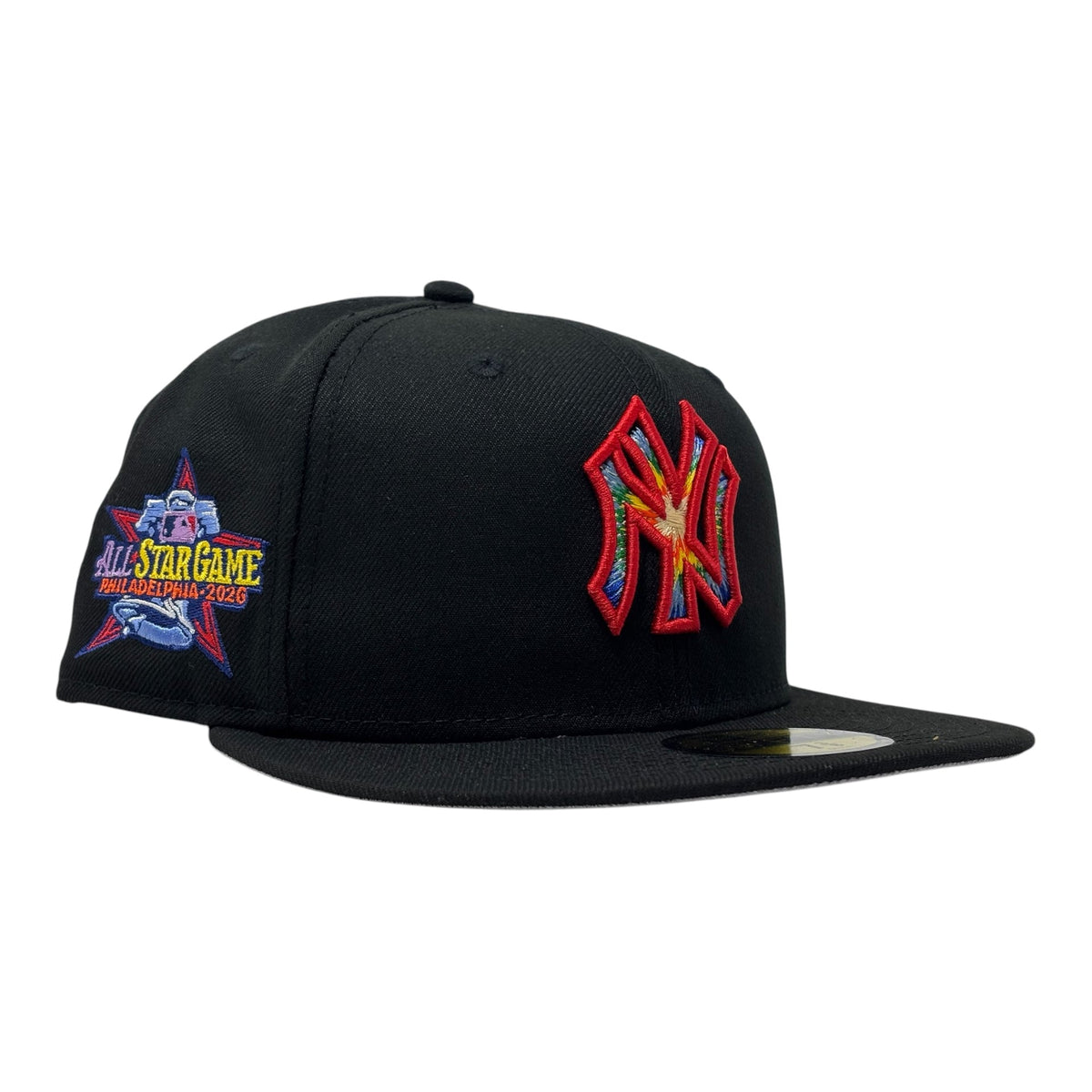 New York Yankees 2026 All Star Game  Tie Dye Logo New Era Fitted Hats-black