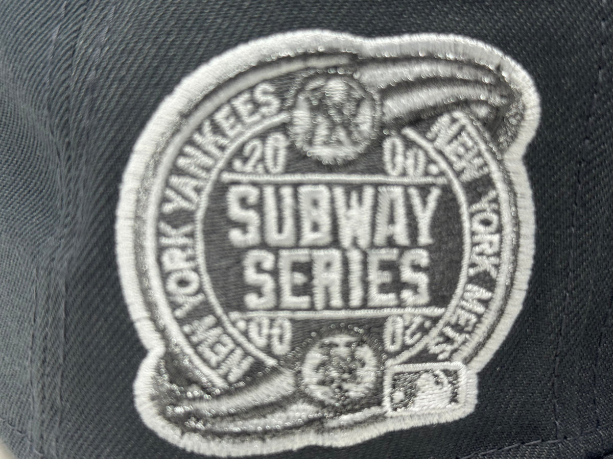 New York Mets Subway Series 59Fifty New Era Fitted Hat-Dark Gray