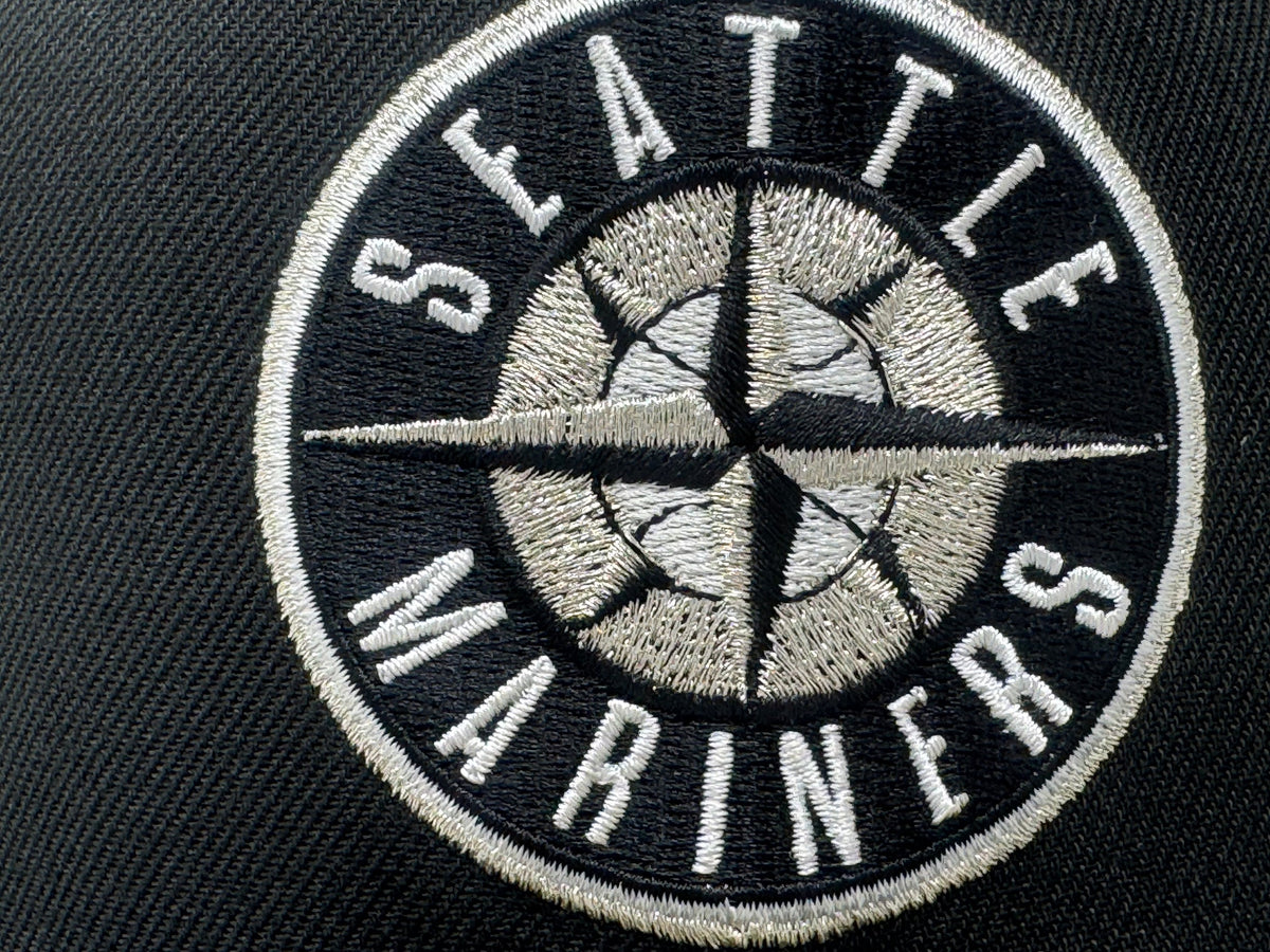 Seattle Mariners 30th Anniversary New Era Fitted Hats-Black