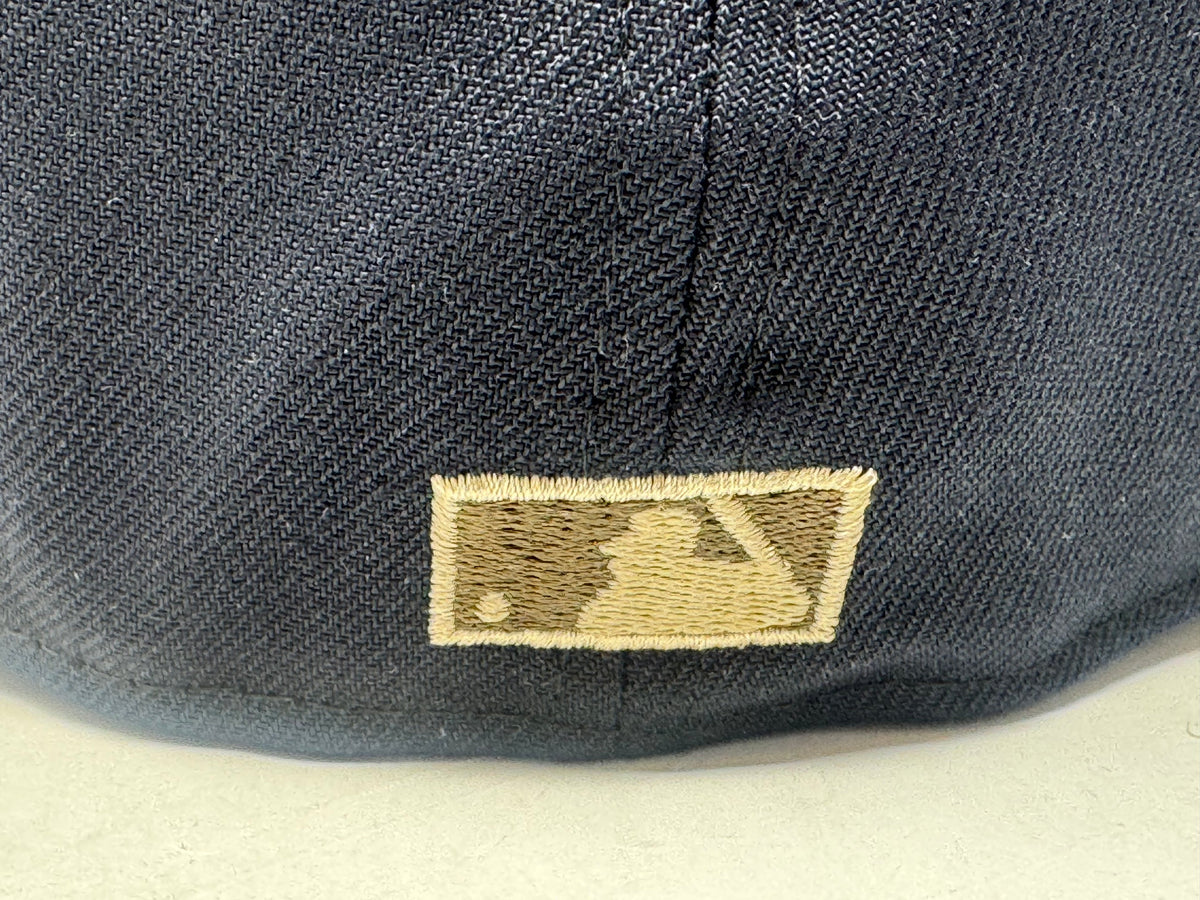 San Diego Padres 25th Anniversary New Era Fitted Hat-Navy Brown