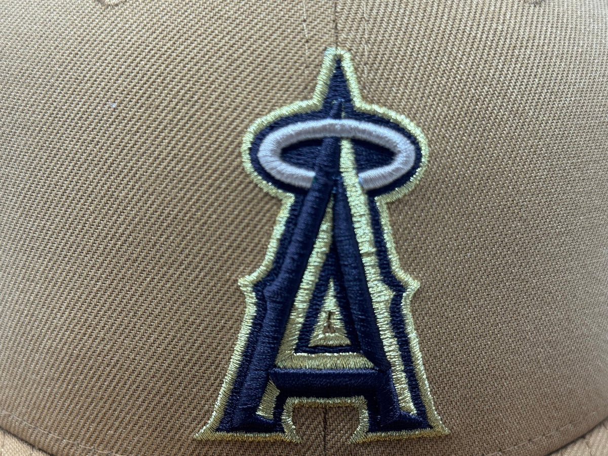 Los Angeles Angels 35th Anniversary 9Fifty New Era Snapback Hat-wheat
