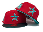 Red Houston Astros 40th Anniversary Custom New Era Fitted Hat