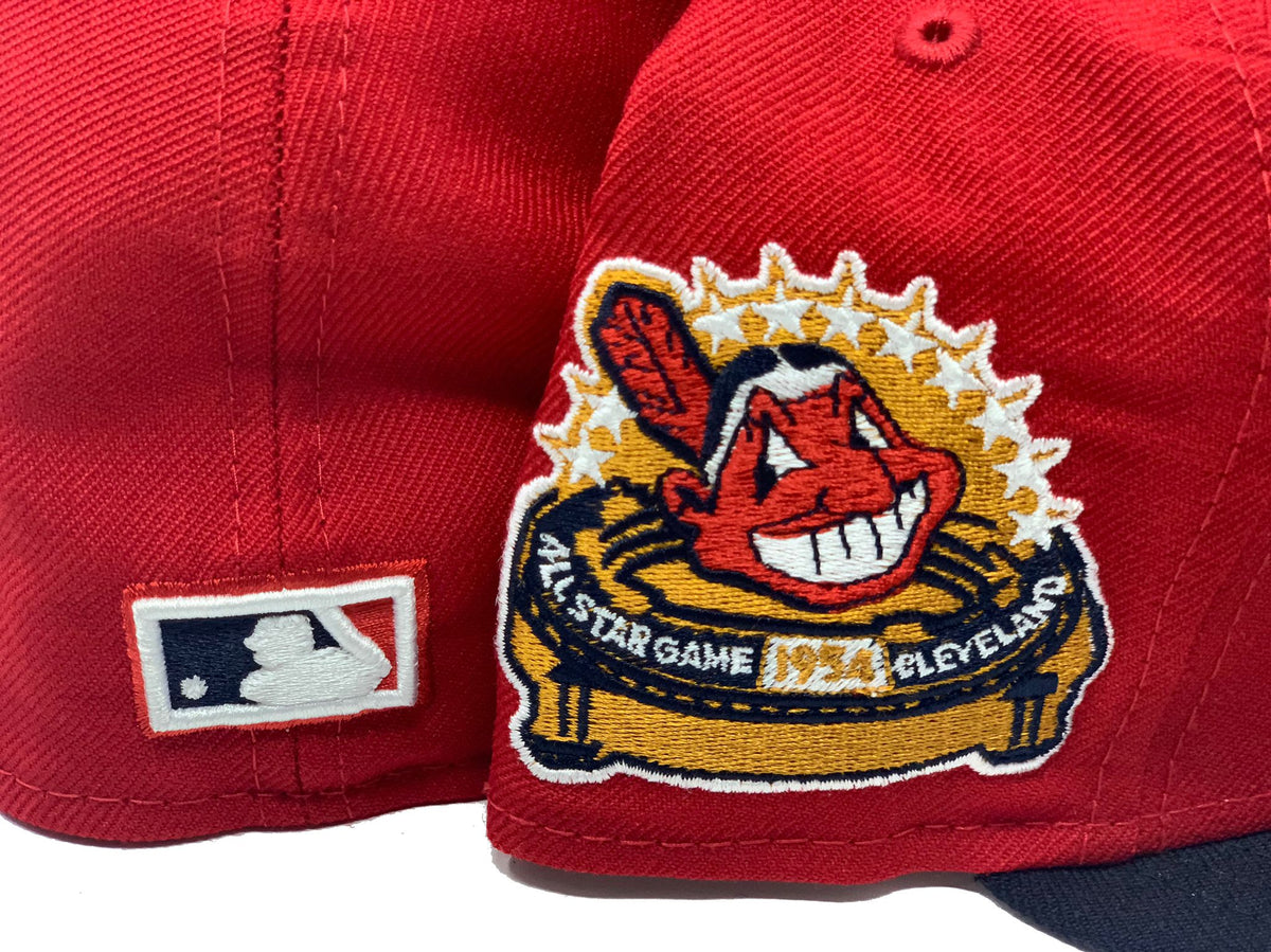 Red Cleveland Indians 1954 All Star Game 59fifty New Era Fitted Hat