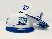 TAMPA BAY 20TH SEASONS " OCEAN-CLOUD COLLECTION" ICY BRIM NEW ERA FITTED HAT