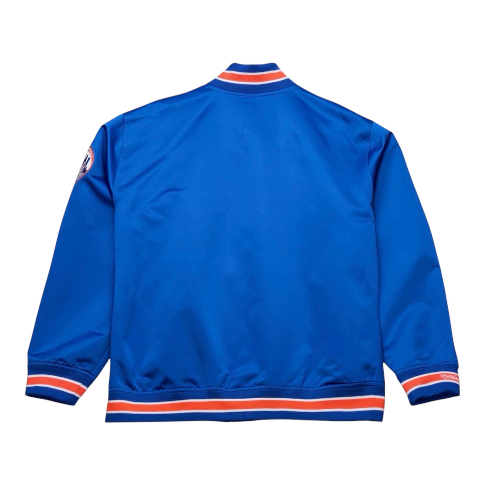 New York Mets MLB Authentic Satin Jacket Blue