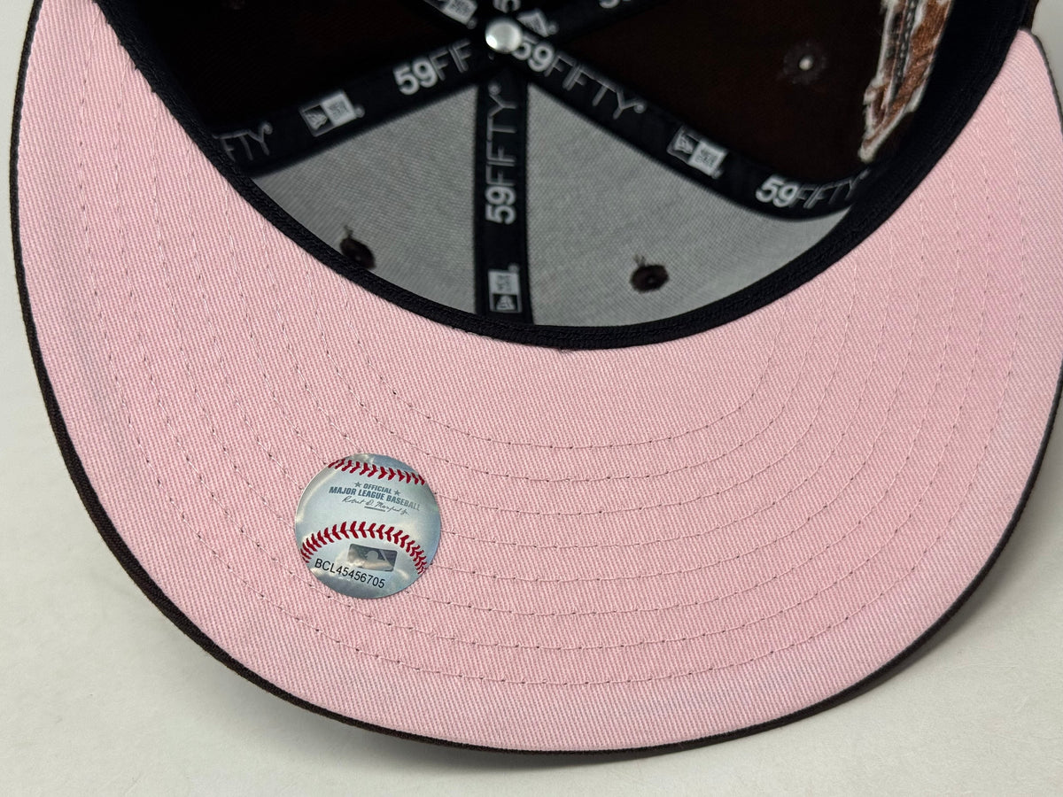 Detroit Tigers 2005 All Star Game Sliding Kitty New Era Fitted Hat-Dark Brown