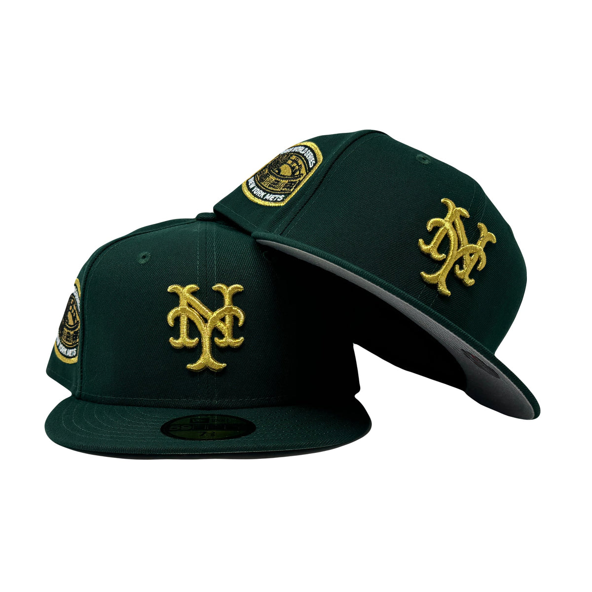 New York Mets 1969 World Series Dark Green 59Fifty New Era Fitted Hat