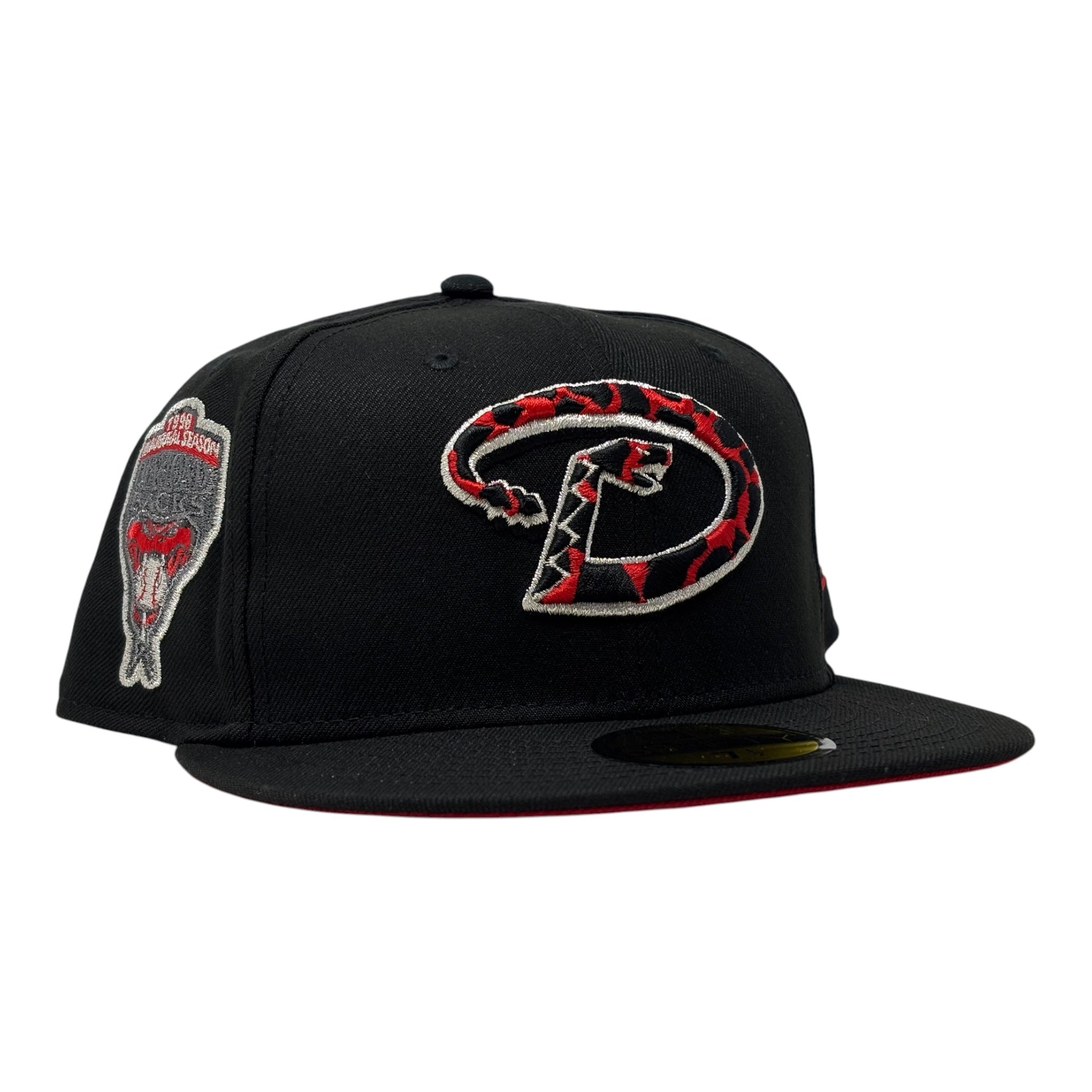 Arizona Diamondbacks 1998 Inaugural Season Red Brim 59Fiftty New Era Fitted