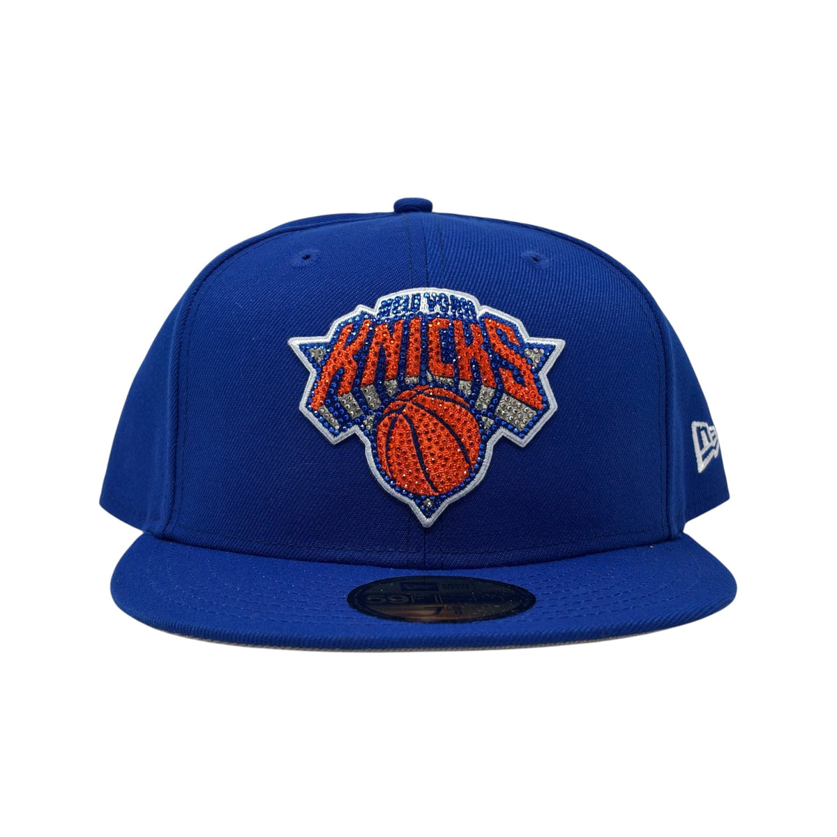 New Era New York Knicks Rhinestone Black 59FIFTY Fitted Hat-Black