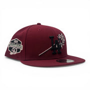 Los Angeles Dodgers 2025 World Champions Snapback-Burgundy