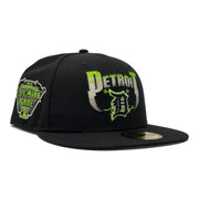 Detroit Tigers 2005 All Star Game "Metallic Pack" New Era Fitted Hat-Black Lime