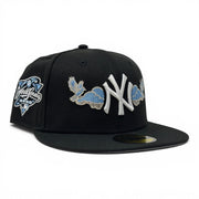 New York Yankees 2000 World Series Bird in the Cloud Fitted Hats-Black