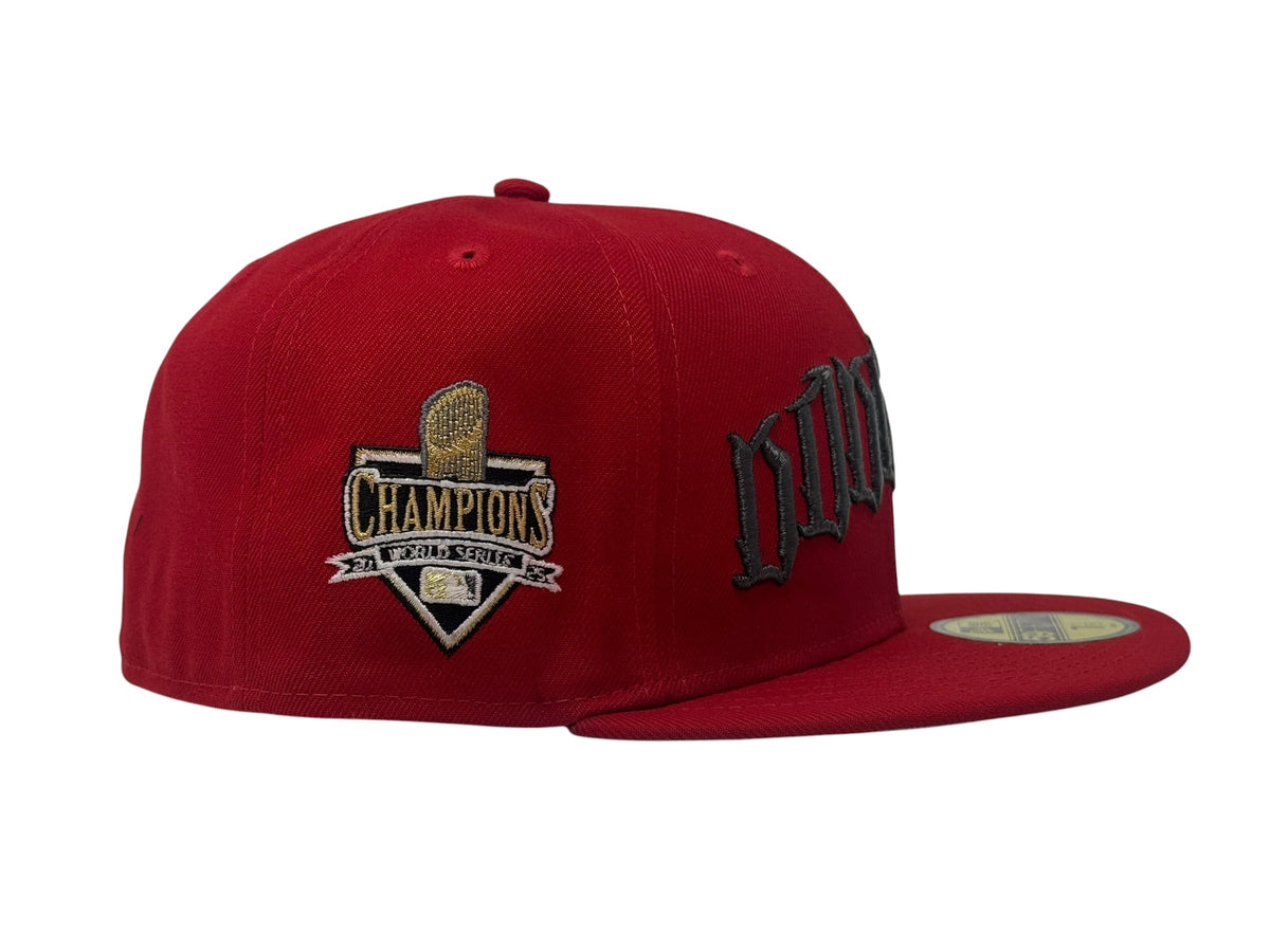 Los Angeles Dodgers 2025 World Champions Fitted Hats- Red