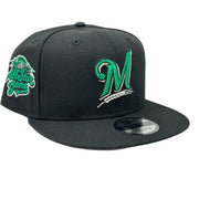 Milwaukee Brewers 2002 All Star Game New Era Snapback To Match Lucky Green