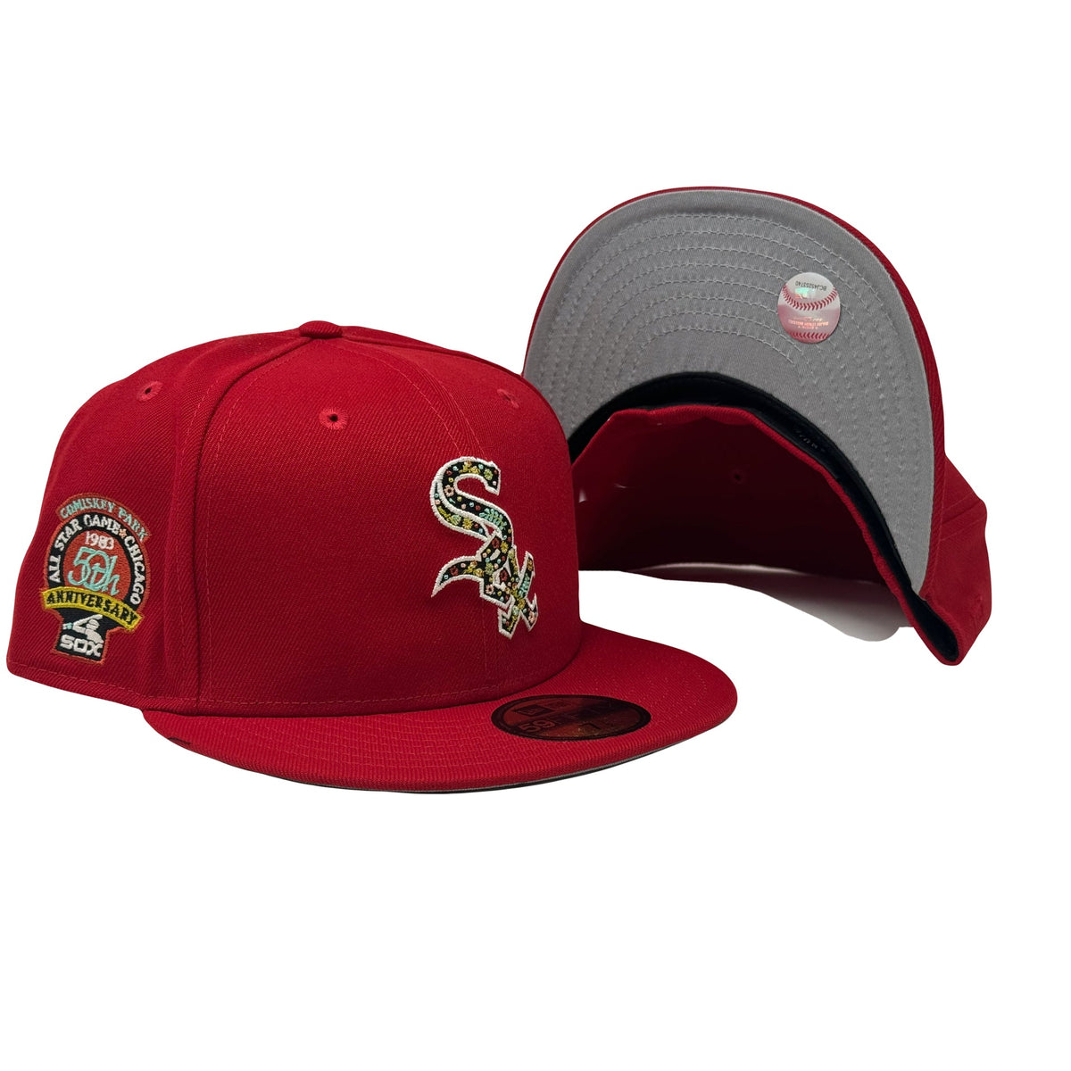 Chicago White Sox 1983 All Star Game Floral Pack Comiskey Park 59Fifty New Era Fitted Hat