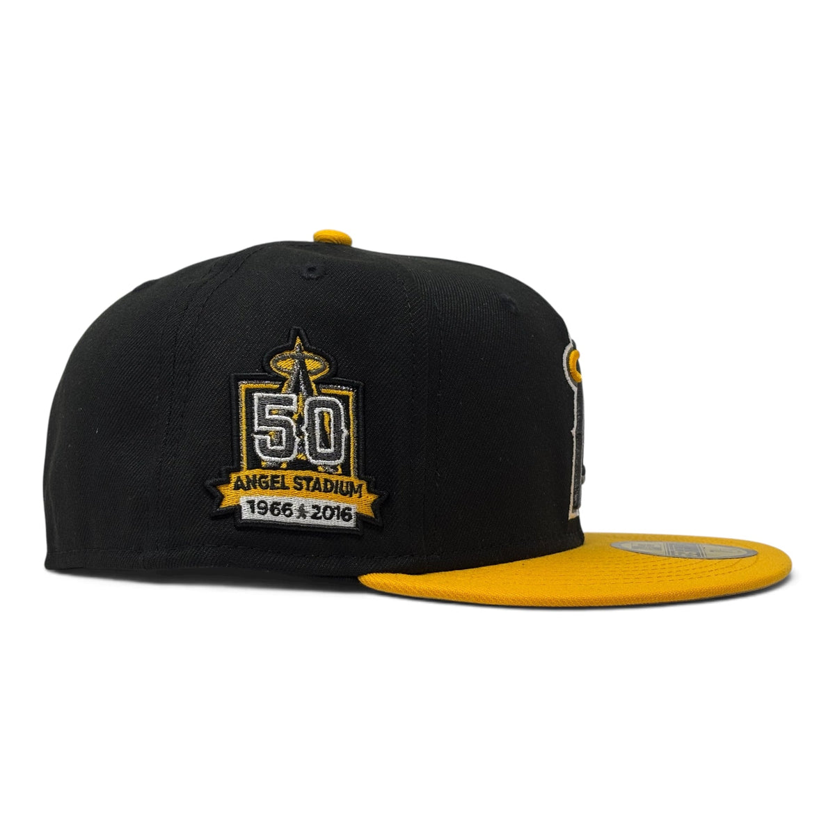 Los Angeles Angels 50th Anniversary "Black & Yellow" Pack New Era Fitted Hat