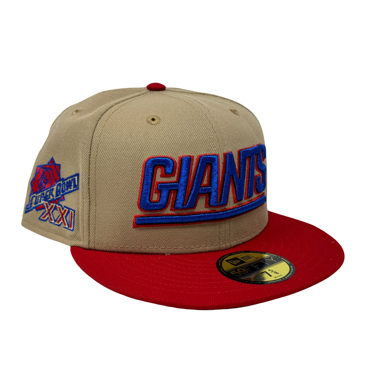 New York Giants 21st Super Bowl Champions New Era Fitted Hat