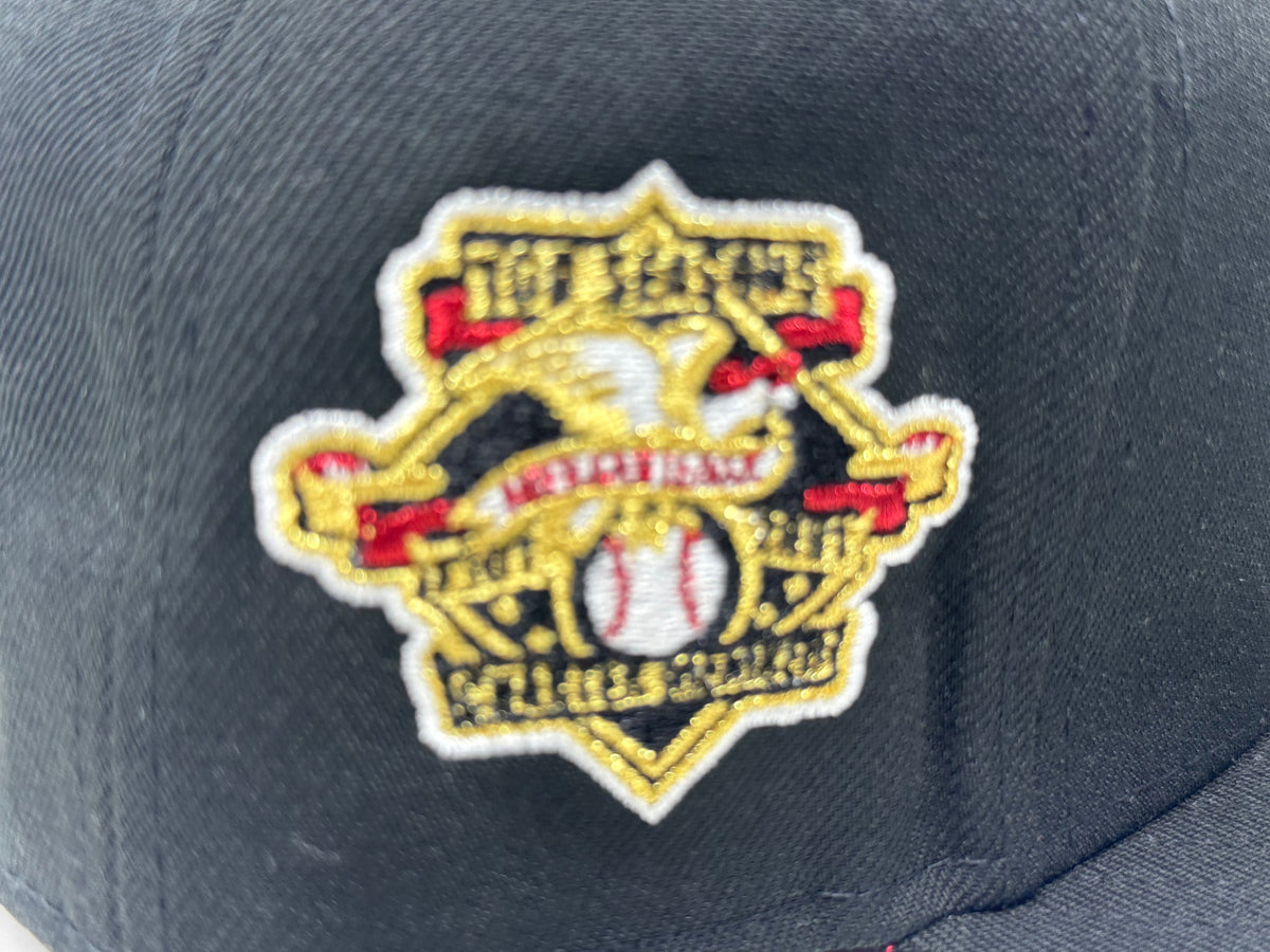 Kansas City Royals 100th Anniversary New Era Fitted Hats-Black Red