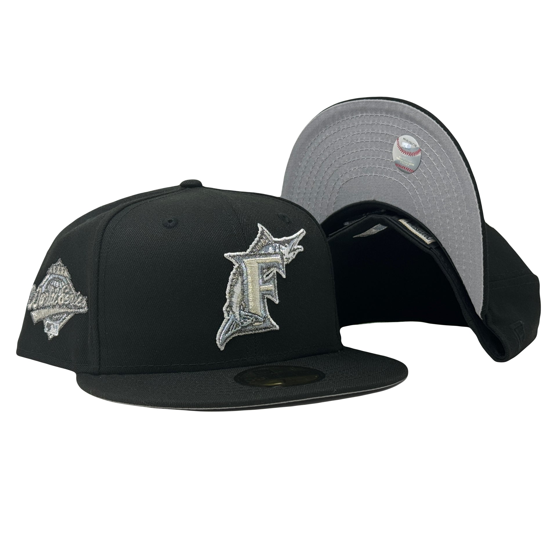 Florida Marlins 1997 World Series Metallic Pack 59Fifty New Era Fitted Hat