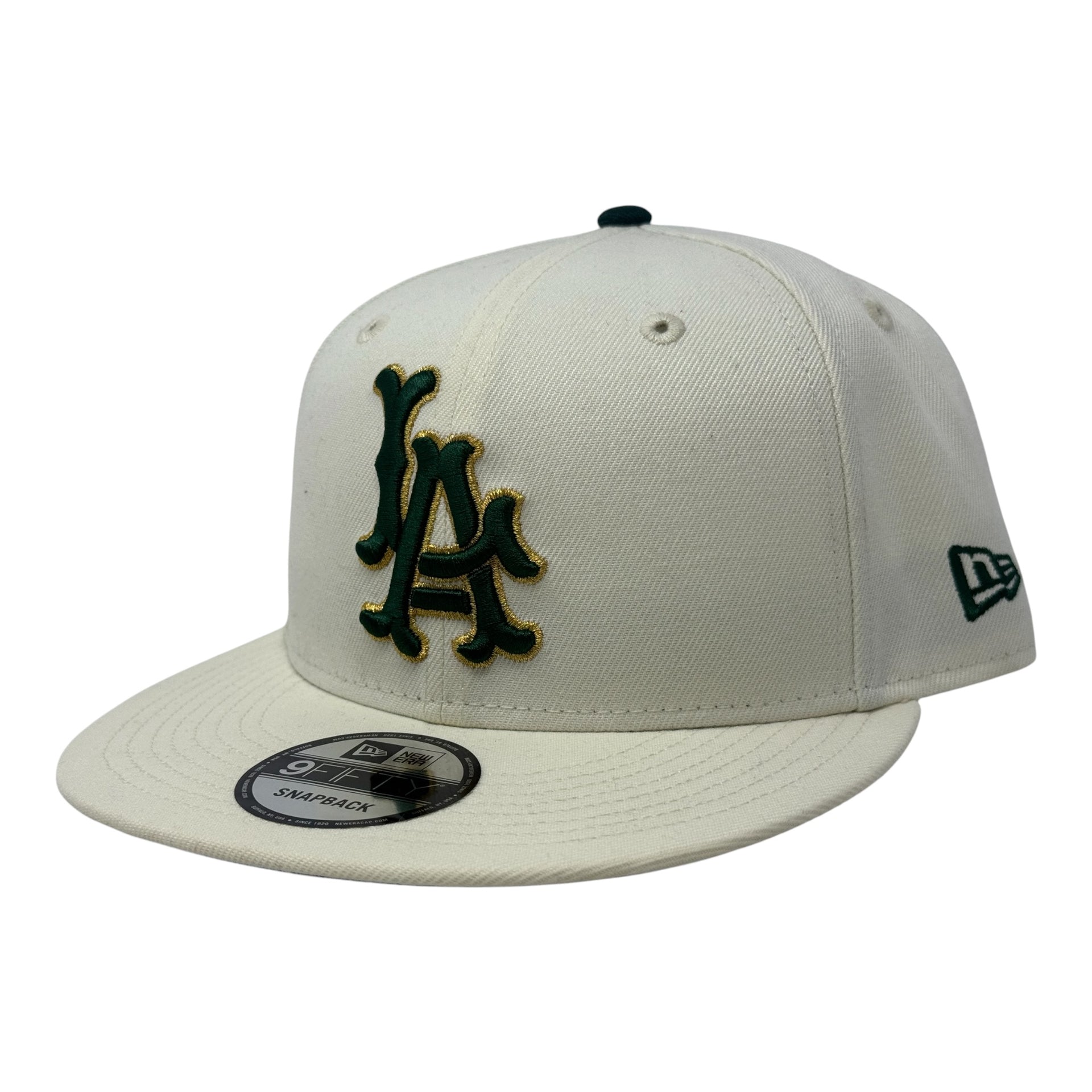 Los Angeles Angels 50th Anniversary Snapbacks Hat-Chrome White