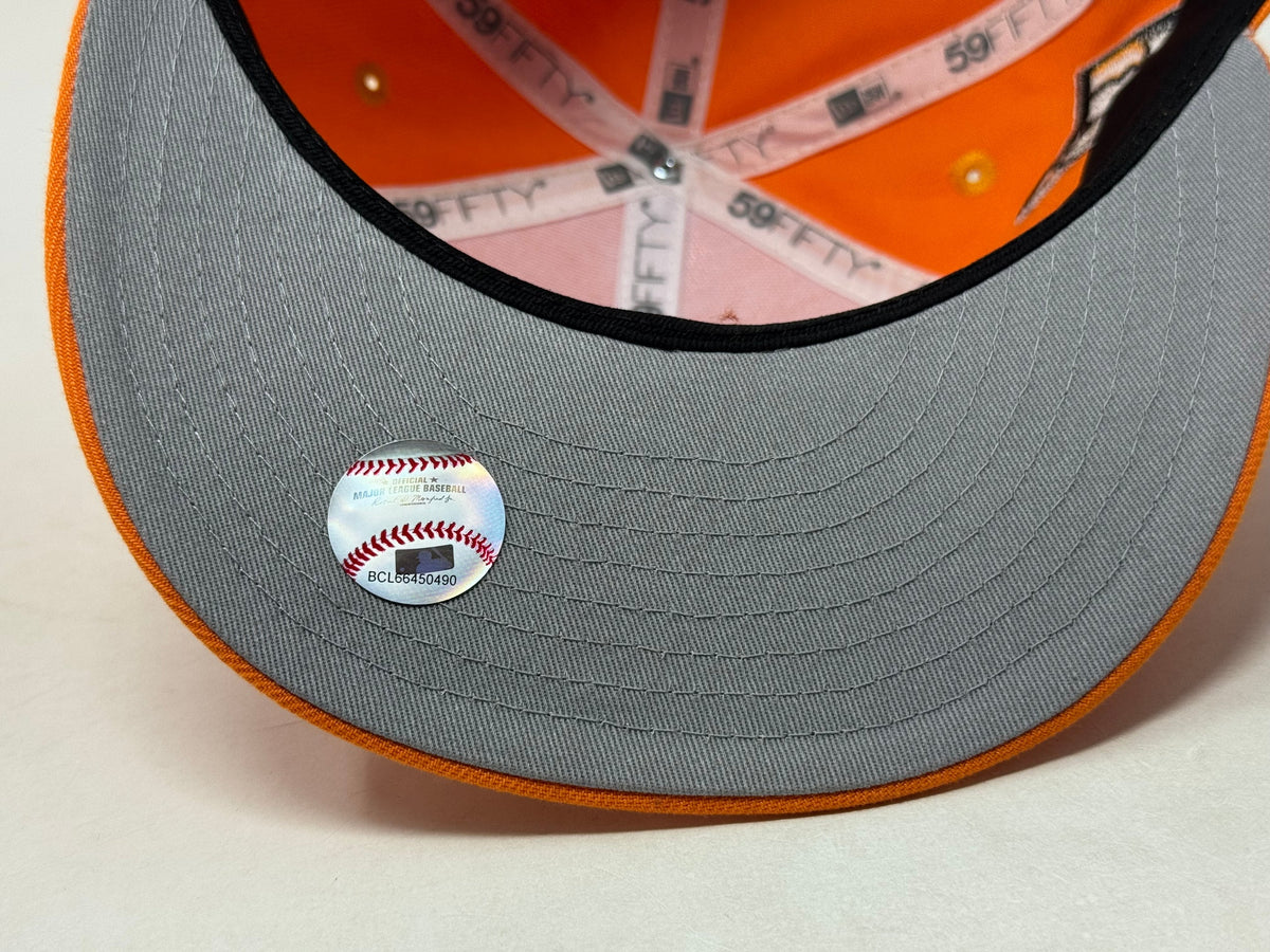 San Francisco Giants 2007 All Star Game Fitted Hats to Match Orange Citrus