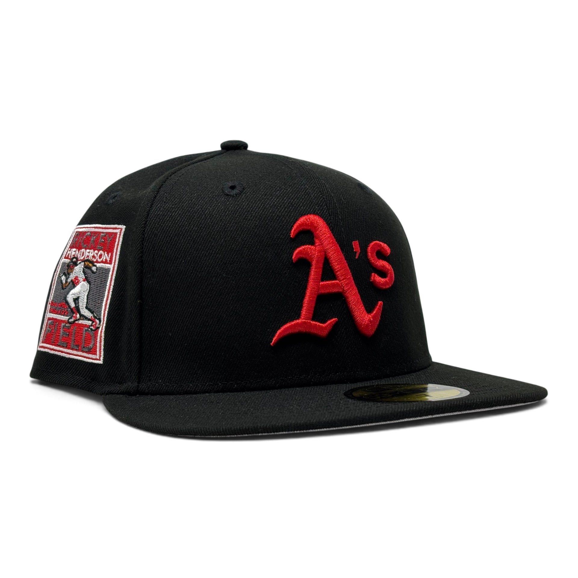 Oakland Athletics Rickey Handerson Field "Cherry Pack" Fitted Hat