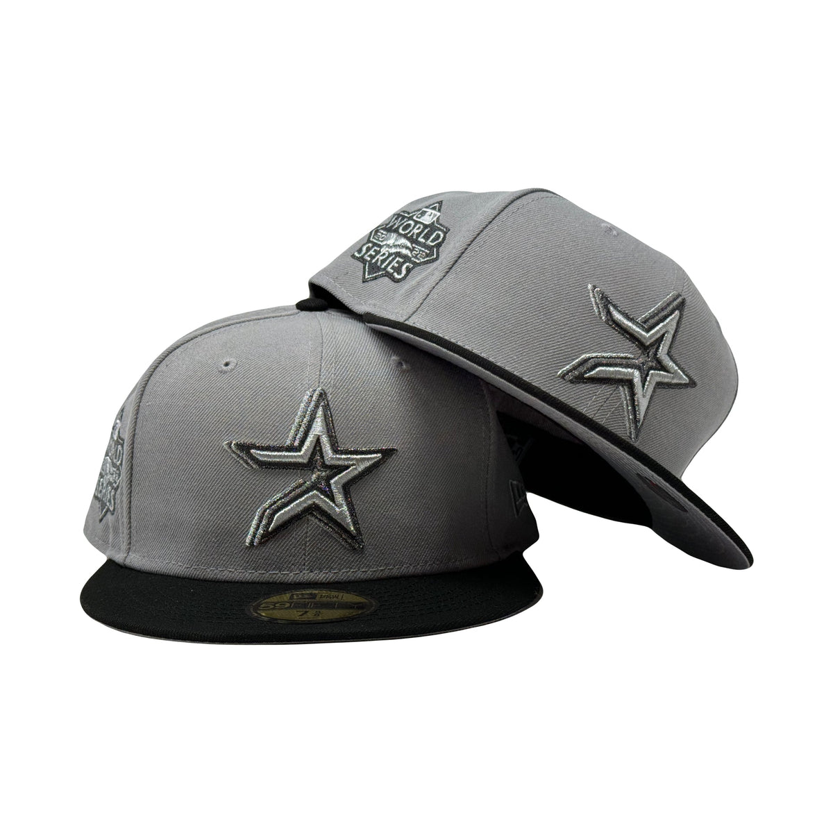 Houston Astros 2022 World Series Triple Metallic Logo 59Fifty New Era Fitted Hat