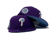 Purple Philadelphia Phillies Veterans Stadium Custom New Era Fitted