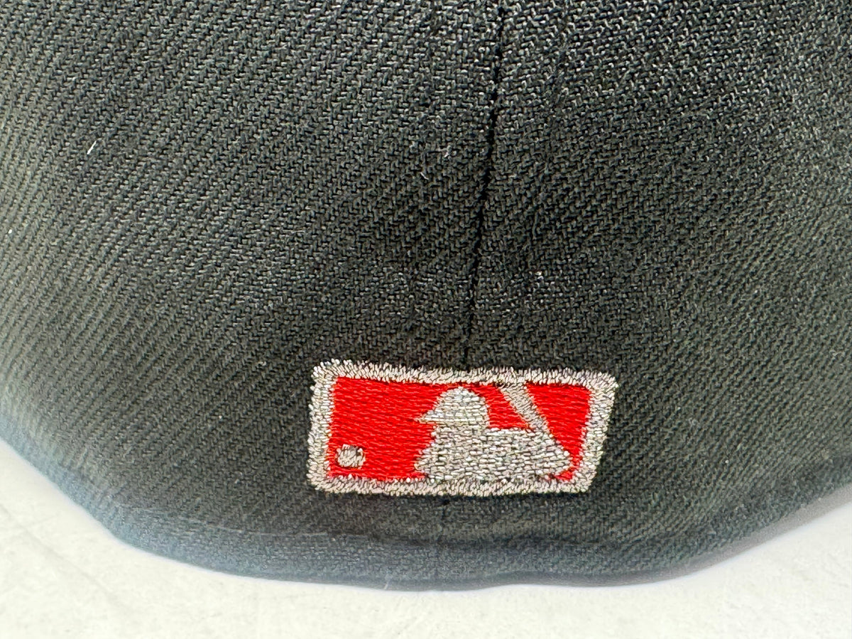 New York Yankees Supercharged Logo Fitted Hats-black