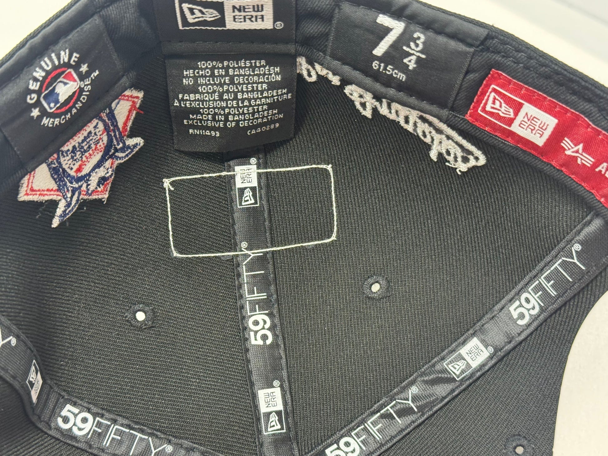 Los Angeles Dodgers New Era X  Alpha Industries Black 59FIFTY Fitted