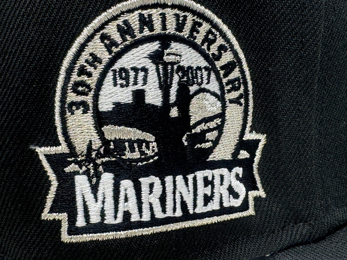 Seattle Mariners 30th Anniversary New Era Fitted Hats-Black