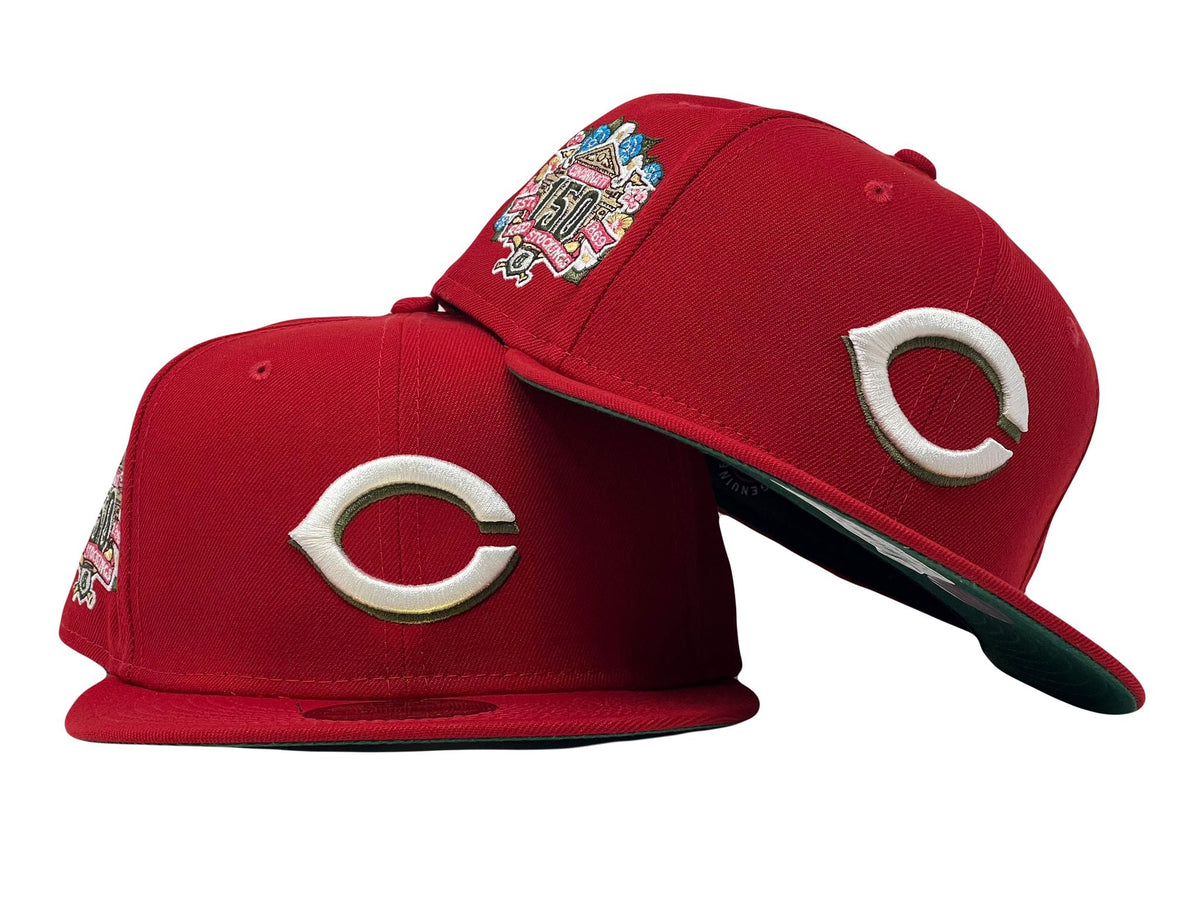 Cincinnati Reds 150th anniversary "Botanical pack" 59Fifty New Era Fitted Hat