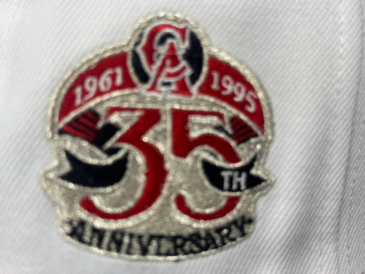 Los Angeles Angels 35th Anniversary Upside Down Logo Fitted Hats