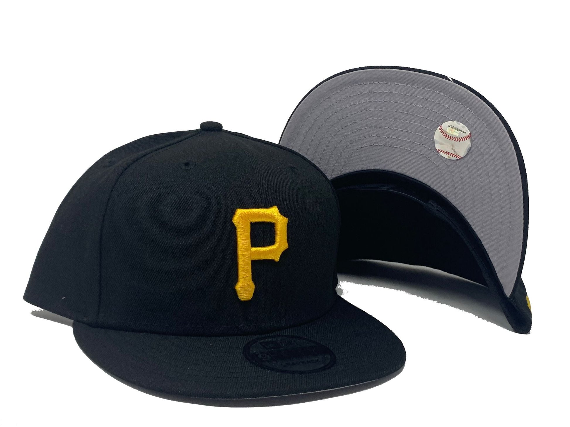 Black Pittsburgh Pirates Team Official Color New Era Snapback Hat
