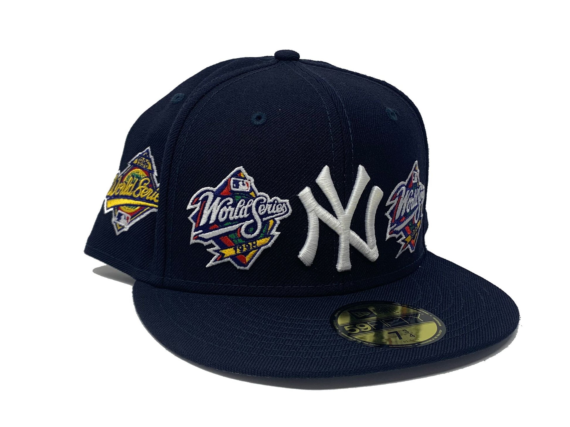 Navy Blue New York Yankees World Champions New Era Fitted Hat 