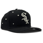 Chicago White Sox Studded Pearl Essence Black 9Fifty  A-Frame New Era Snapback Hat