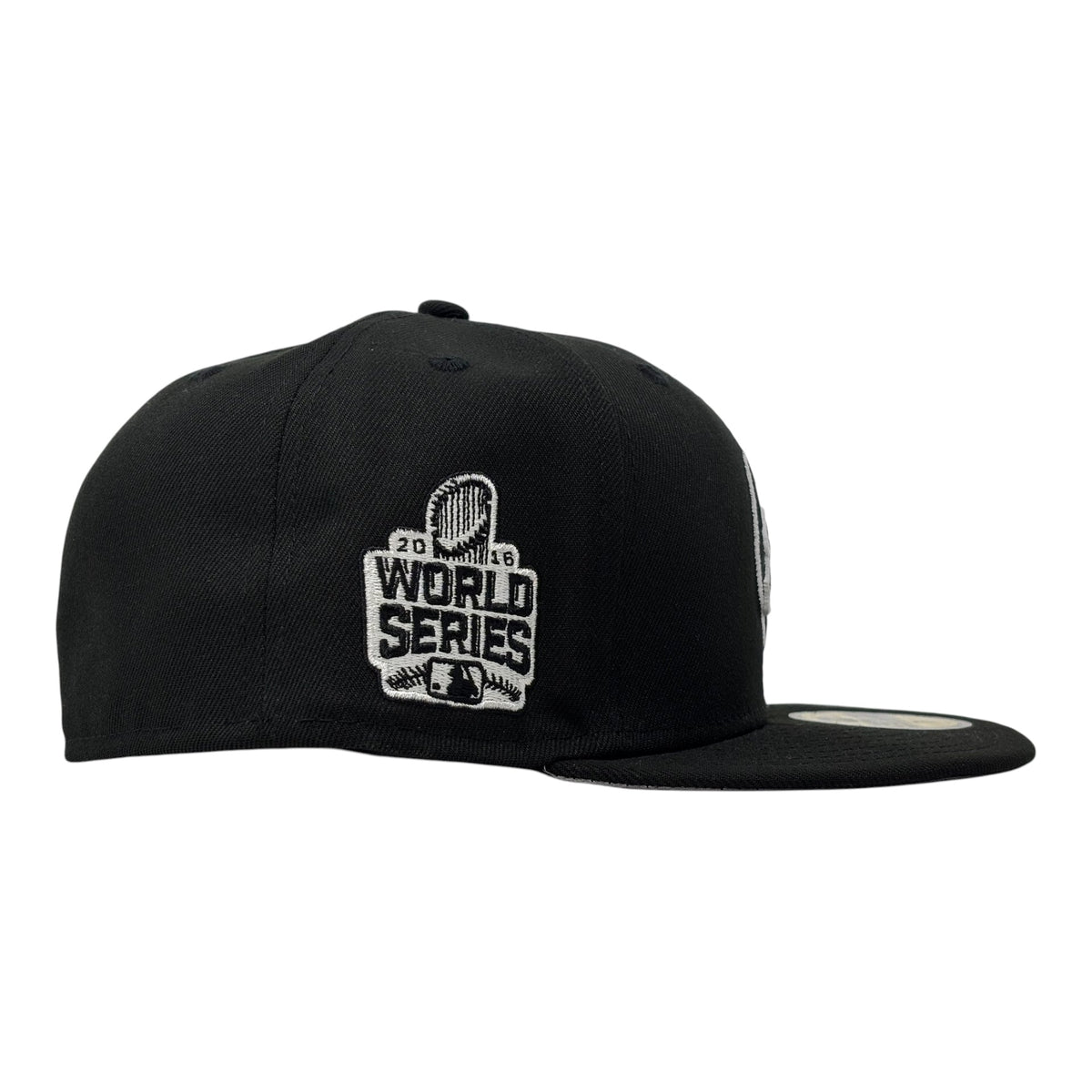 Chicago Cubs 2016 New Era Fitted Hat- Black