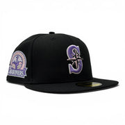 Seattle Mariners 30th Anniversary Fitted Hats-Black